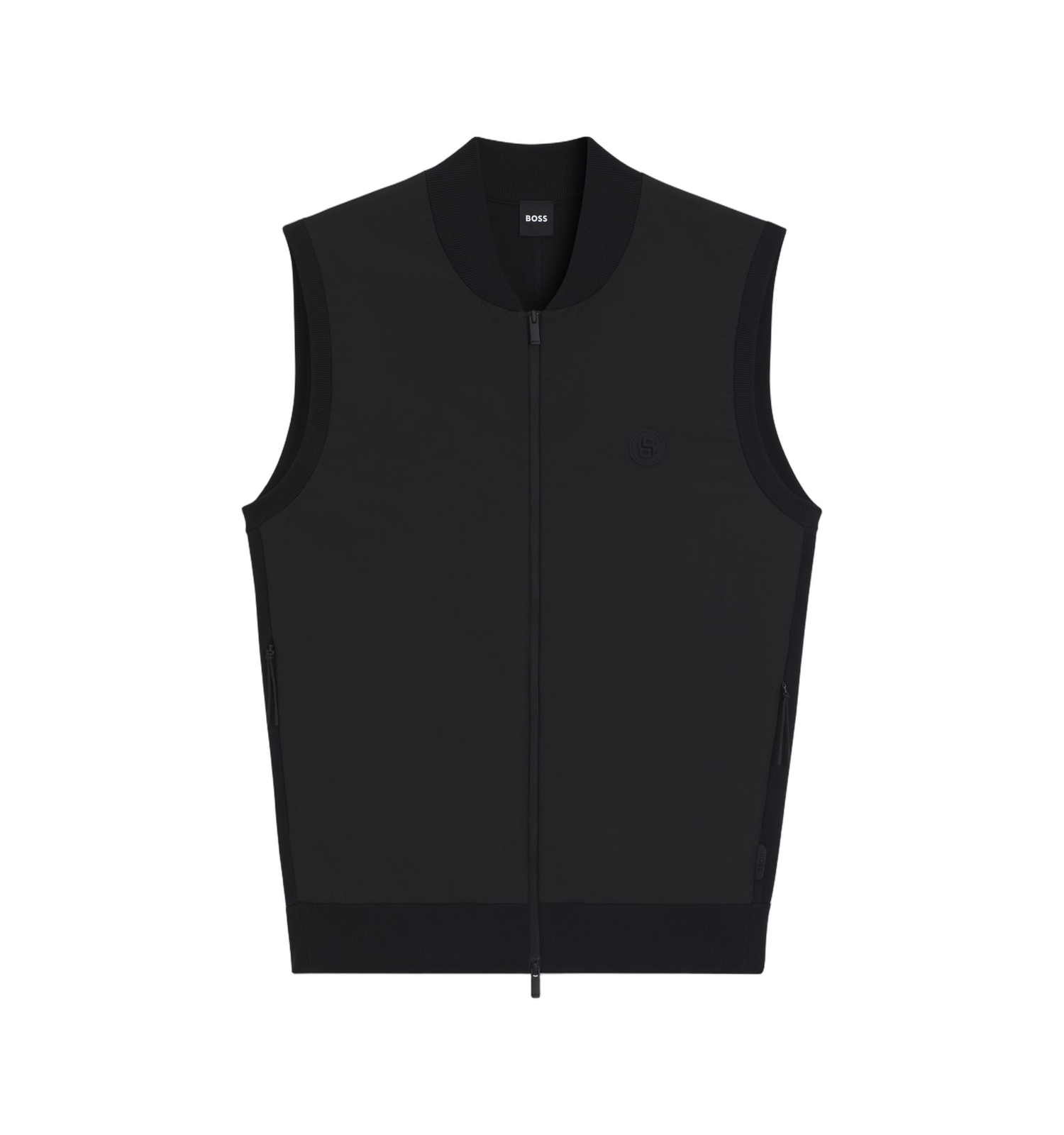 Regular-fit gilet with weather protection