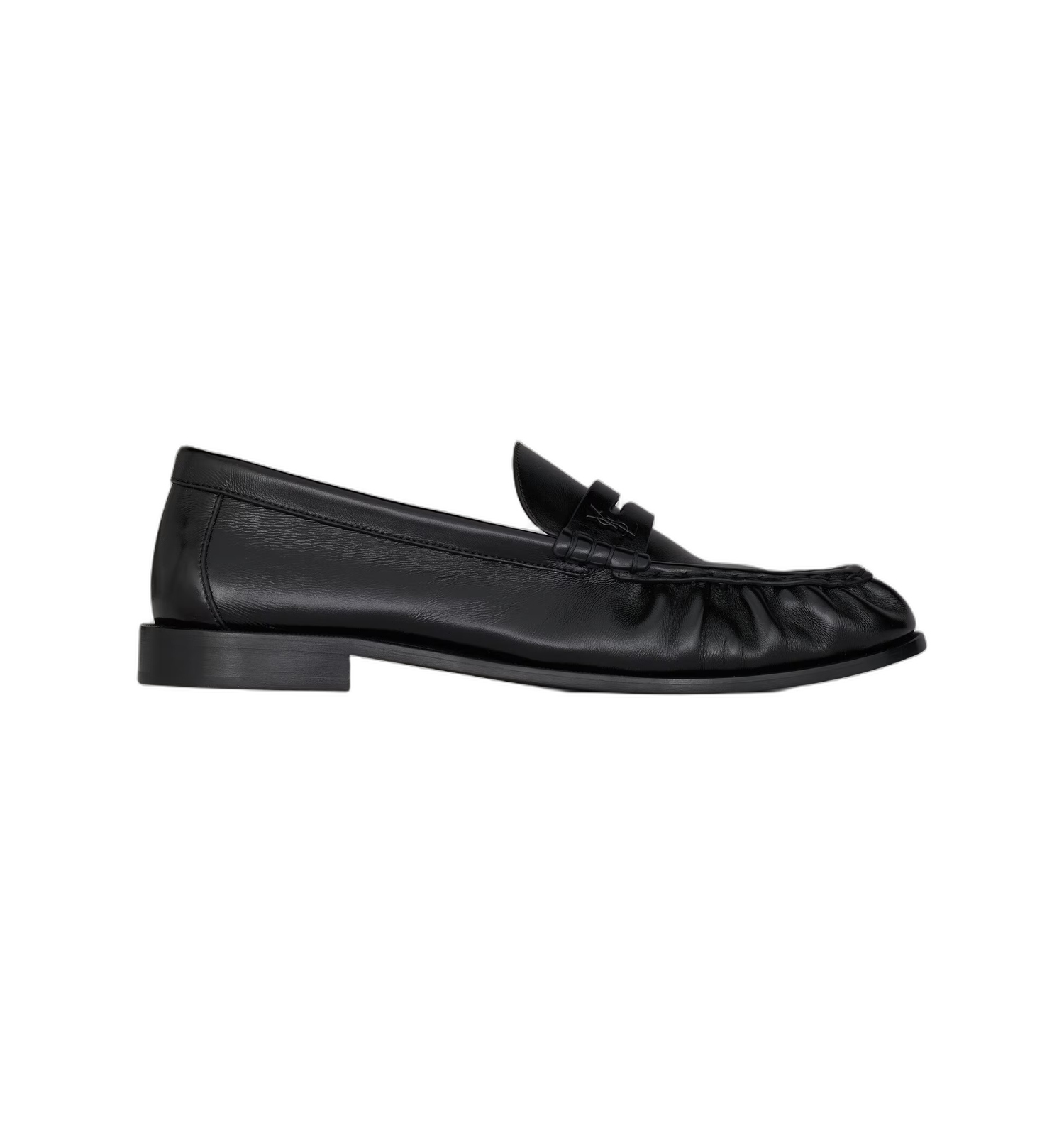 Le loafer supple in smooth leather - black